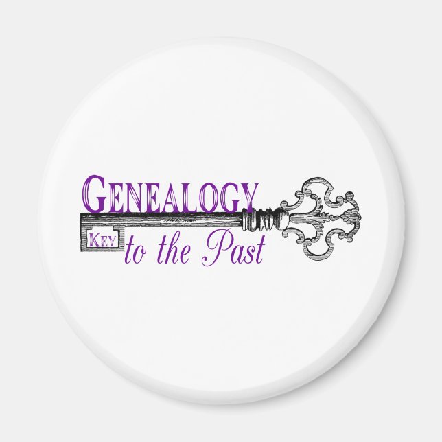 Genealogy Nyckel till tidigare Magnet (Framsidan)