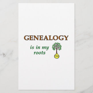Genealogy Roots Flygblad
