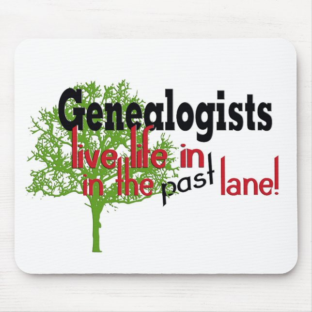 Genealogy Träd med citat Musmatta (Framsidan)