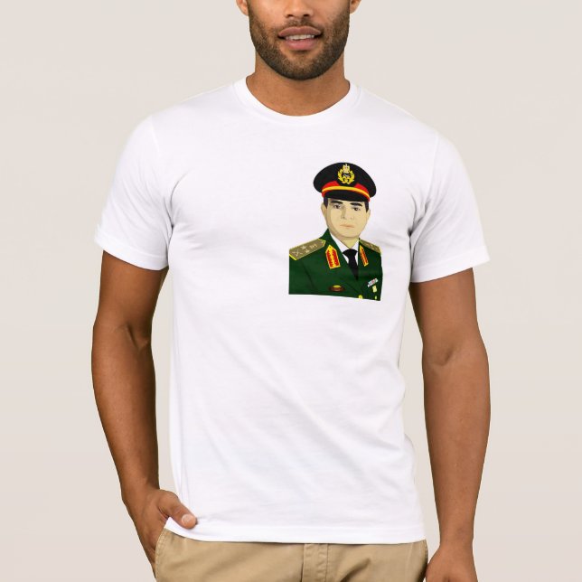 General Abd-el-Fatah Al-Sissi Tee Shirt (Framsida)