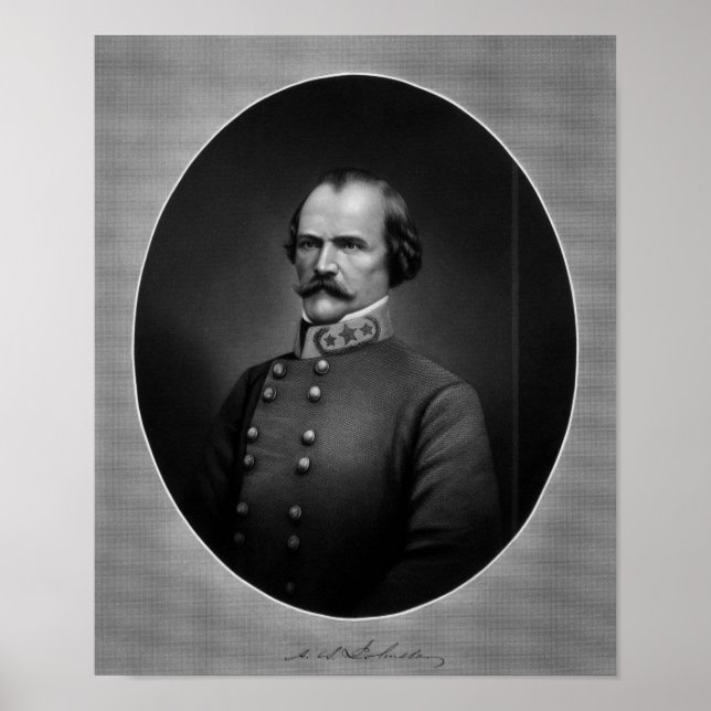 General Albert Sidney Johnston Poster (Framsidan)