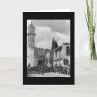 General Allenby i Jerusalem 1917 Kort