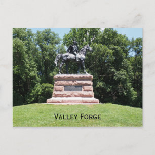General Anthony Wayne statue Vykort