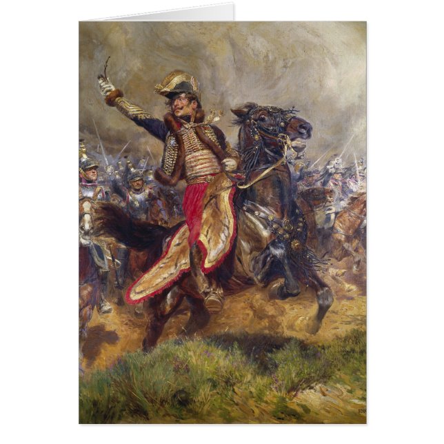 General Antoine-Charles-Louis Lasalle 1912 Hälsningskort (Framsidan)