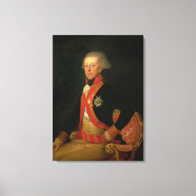 General Antonio Ricardos c.1793-94 Canvastryck (Framsida)
