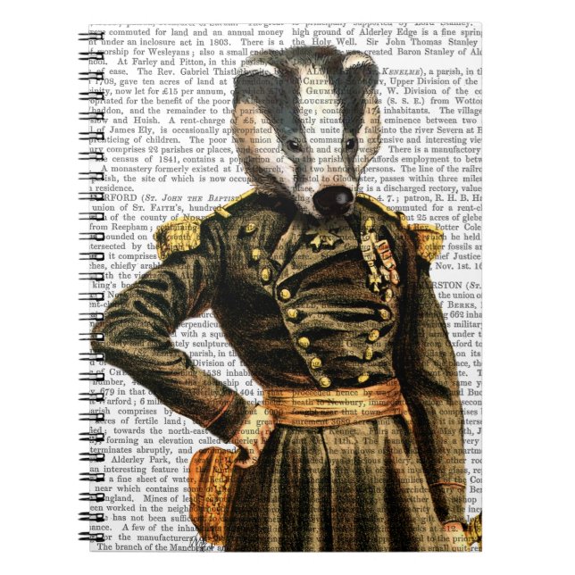 General Badger Anteckningsbok (Framsidan)