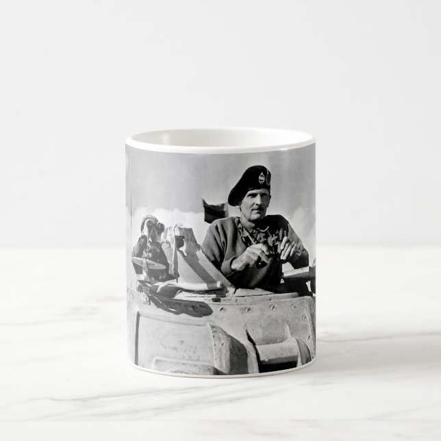 General Bernard L. watches_War Montgomery avbildar Kaffemugg (Center)