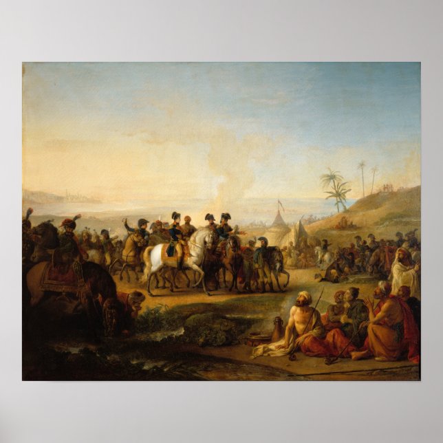 General Bonaparte besöker fontän Poster (Framsidan)