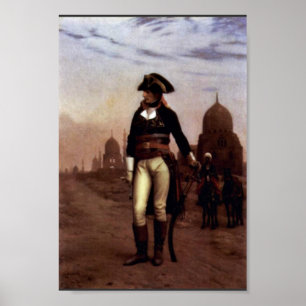 General Bonaparte i Kairo av Gérôme Jean-Léon (BE) Poster