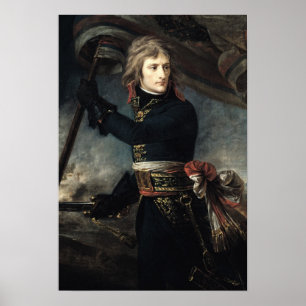General Bonaparte på överbrygga på Arcole Poster