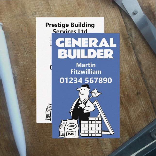 General Builder, Home Reparations och House Extens Visitkort (Skapare uppladdad)