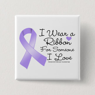 General Cancer Ribbon Någon i Kärlek Knapp