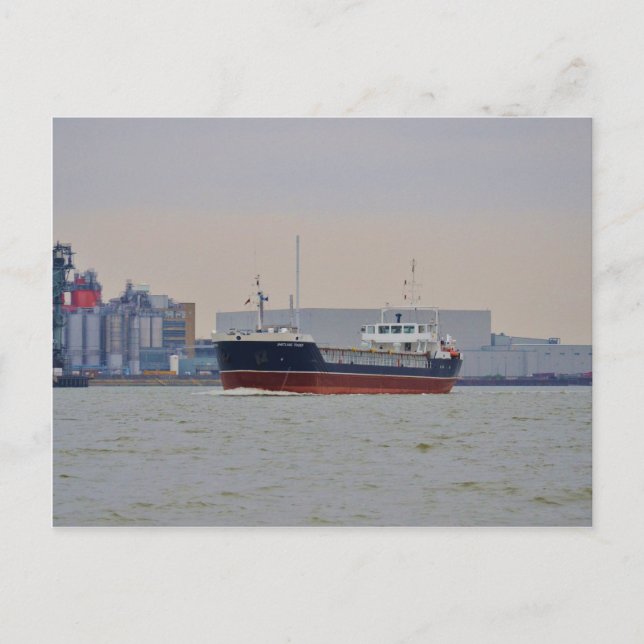 General Cargo Frakt Shetland Trader Vykort (Framsida)