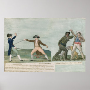 General Charles Lameth och Charles Eugene Poster