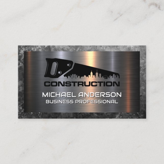General Contractor | Commercial Construction Visitkort (Framsida)