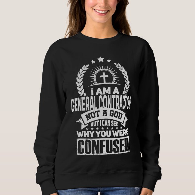 General Contractor Job Colleague And Coworker T Shirt (Framsida)