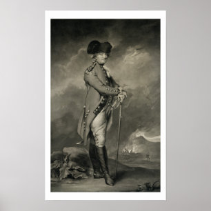 General Cornwallis (1738-1805) som inristas av Poster