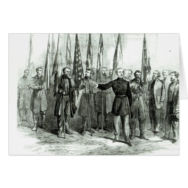 General Custer Hälsningskort (Framsidan Horizontal)