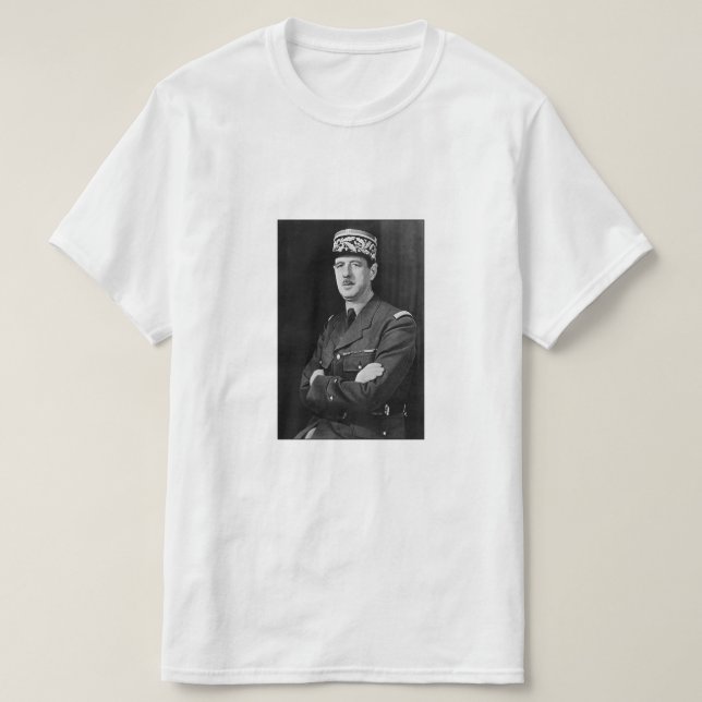 Général de Gaulle T-shirt (Design framsida)