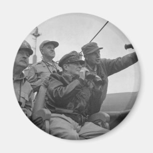 General Douglas MacArthur Beskjuta av Inchon Magnet