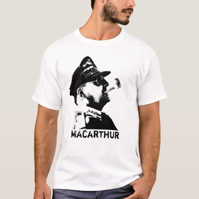General Douglas MacArthur Tee Shirt (Framsida)