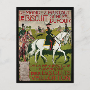 General Dufour Flour le Biscuit 1899 Vykort