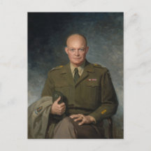 General Dwight Eisenhower 5 Star Paated Porträtt