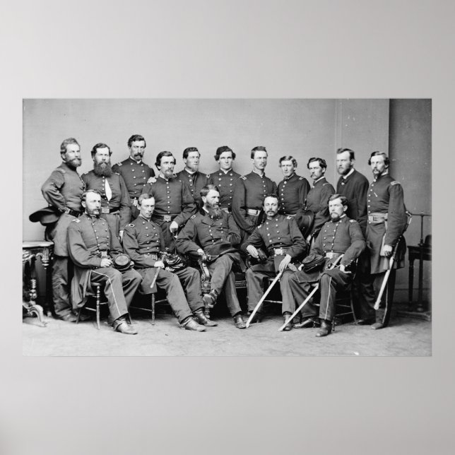 General Frank Blair och personal Poster (Framsidan)