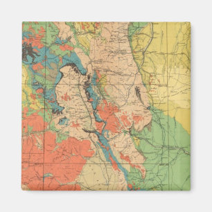 General Geological Karta of Colorado Magnet