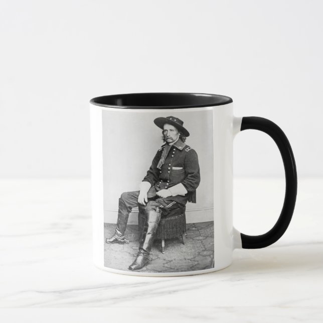 General George A. Custer (b-/wfotoet) Mugg (Höger)