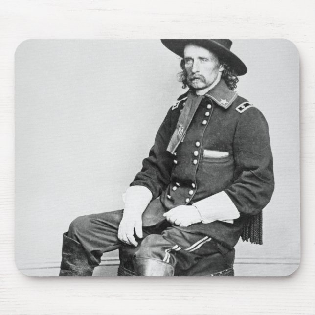 General George A. Custer (b-/wfotoet) Musmatta (Framsidan)