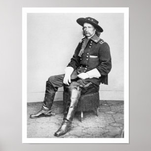 General George A. Custer (b-/wfotoet) Poster