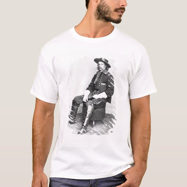 General George A. Custer (b-/wfotoet) Tee (Framsida)