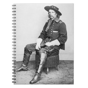 General George A. Custer (svart-vit foto) Anteckningsbok