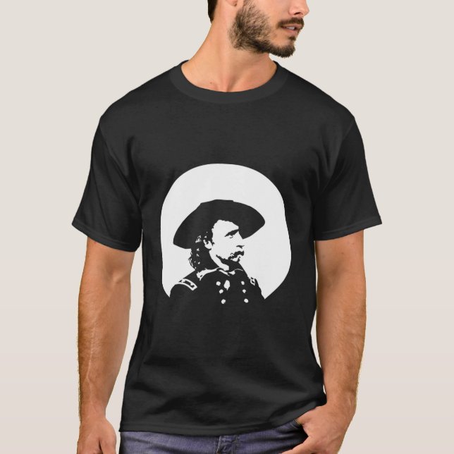 General George Armstrong Custer T Shirt (Framsida)