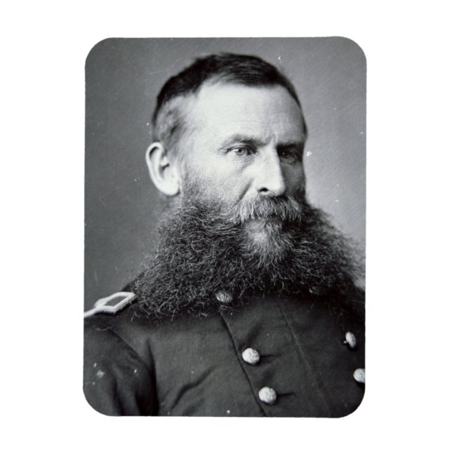 General George Crook (b/w bild) Magnet (Vertikal)