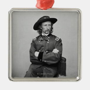 General George Custer 1 Julgransprydnad Metall