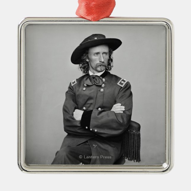 General George Custer 1 Julgransprydnad Metall (Framsidan)