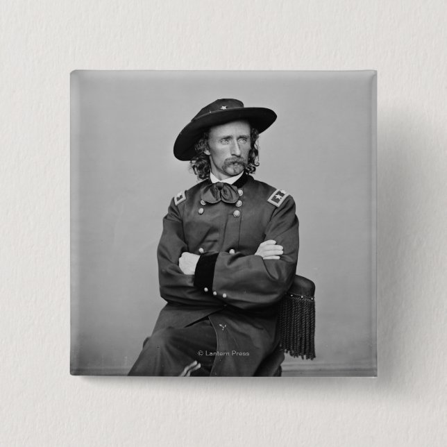 General George Custer 1 Knapp (Framsida)