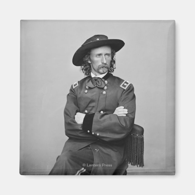 General George Custer 1 Magnet (Framsidan)