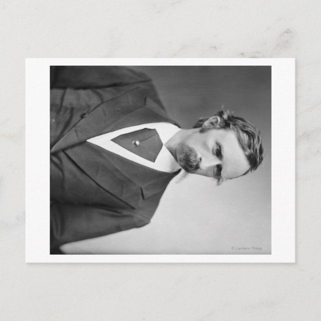 General George Custer Photograph #2 Vykort (Framsida)