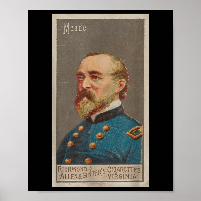 General George Meade Porträtt (1888) Poster (Framsidan)