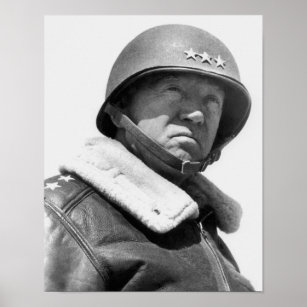 General George Patton - WW2 Poster