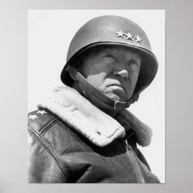 General George Patton - WW2 Poster (Framsidan)