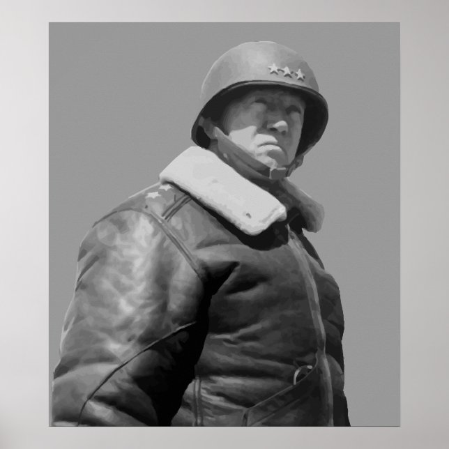 General George S. Patton Jr. Poster (Framsidan)