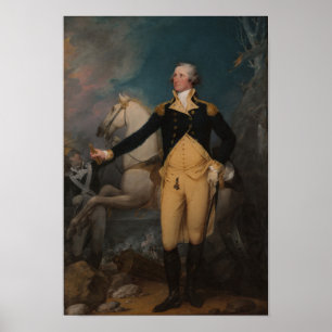 General George Washington i Trenton Poster