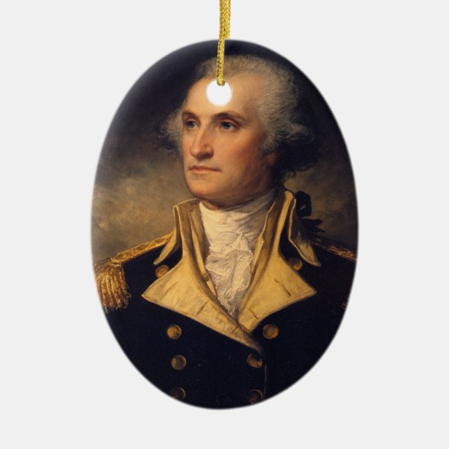 General George Washington Julgransprydnad Keramik (Framsidan)