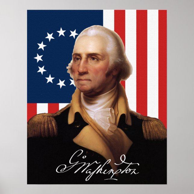 General George Washington Poster (Framsidan)
