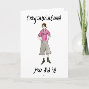 General Grattiss Card for Teenage Lad Kort