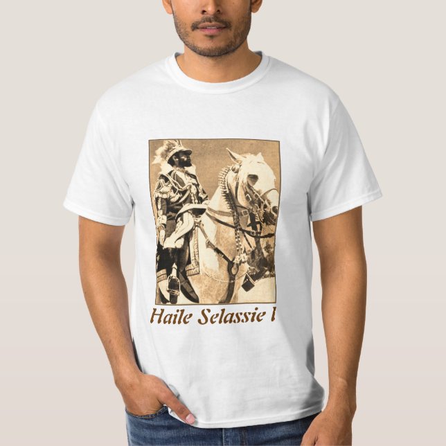 General Haile Selassie I Skjorta Tee Shirt (Framsida)